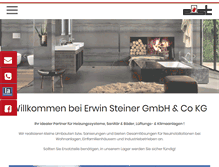 Tablet Screenshot of fa-steiner.com